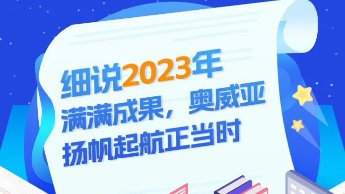 细说2023满满成果，奥威亚扬帆起航正当时